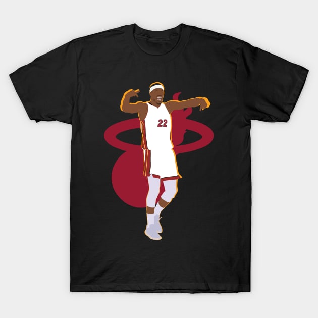 Jimmy Butler 22 M. Heat Collage T-Shirt by Jackshun